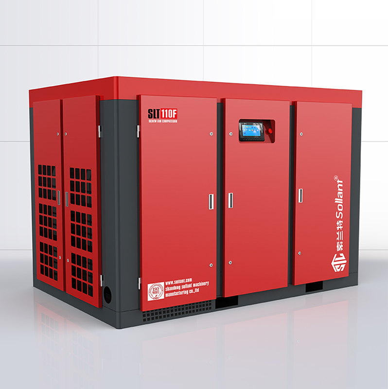 110KW RotaryScrewAirCompressorSollantAirCompressorManufacturerAirCompressorSuppliersSollantMachineryScrew Compressor MachineIndustrialScrewTypeCompressor