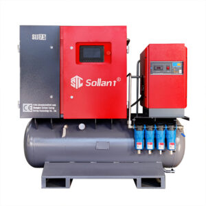 sollant air compressor for fiber laser cutting machine