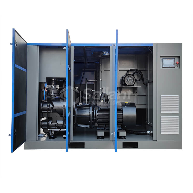 Comparison of vertical twostage compression air compressor with