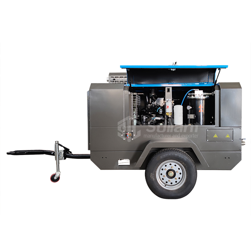diesel industrial air compressor