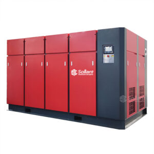 Centrifugal fan vertical two stage compression air compressor