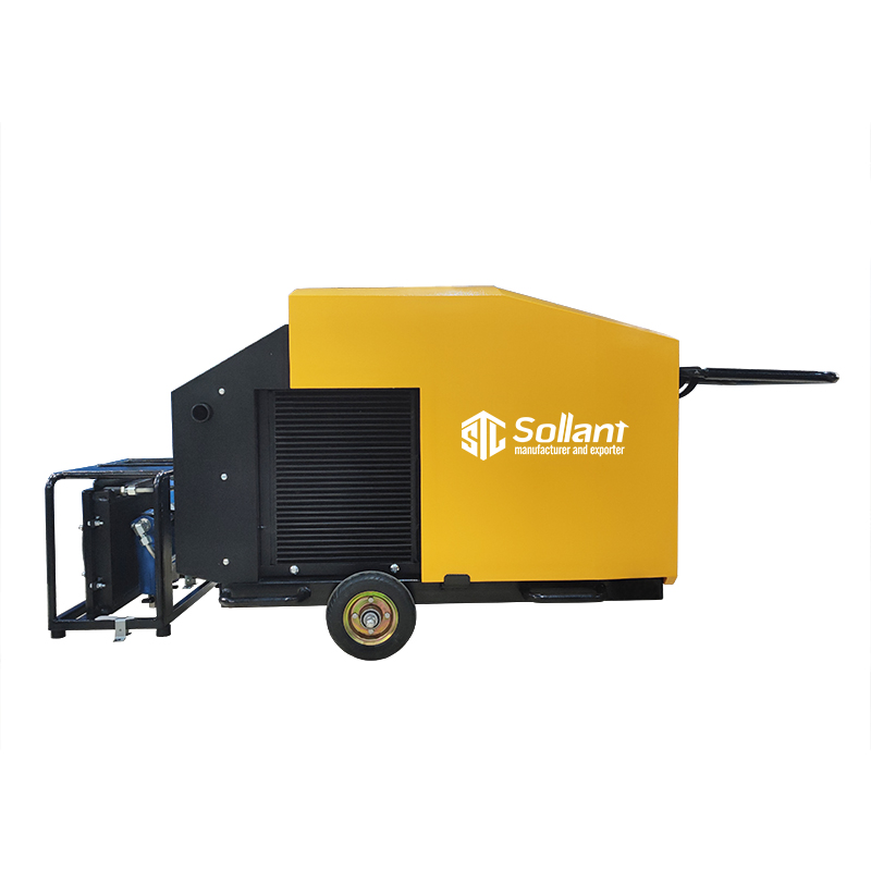 Gasoline mobile air compressor