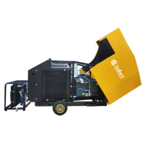 Gasoline mobile air compressor